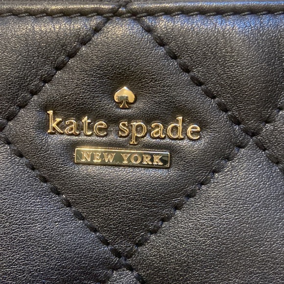 EUC Kate Spade quilted leather bag with chain and strap handle - Picture 3 of 7
